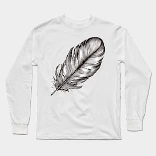 Dove feather Long Sleeve T-Shirt